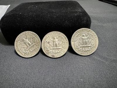 1963 AND 1964 .900 SILVER QUARTERS