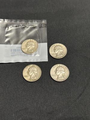1963 AND 1964 .900 SILVER QUARTERS