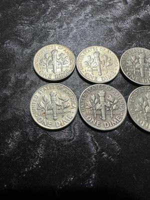 1957, 1963, 1967 DIMES .900 SILVER