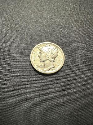 1941, 1942 AND 1945 MERCURY DIMES - .900 SILVER