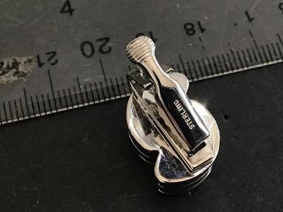 Sterling Pearl Clip Marked