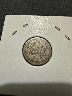 1911, 1913 AND 1916 BARBER DIMES - .900 SILVER