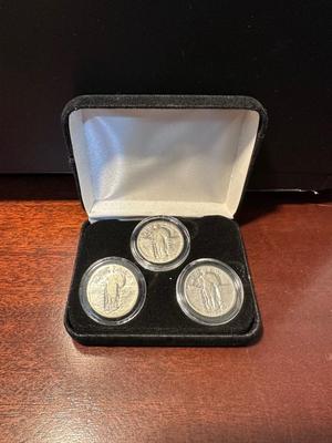 3 - STANDING LIBERTY QUARTERS