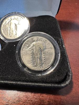 3 - STANDING LIBERTY QUARTERS