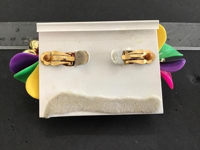 Vintage Earrings new on card cluster Earrings. Statement