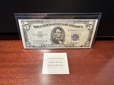 1953 $5 SILVER CERTIFICATE