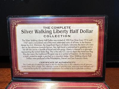 SILVER WALKING LIBERTY HALF DOLLARS