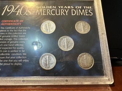 1940’s SILVER MERCURY DIMES