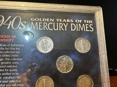 1940’s SILVER MERCURY DIMES
