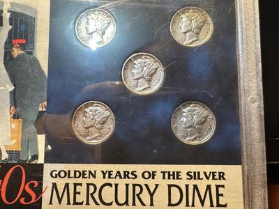 1940’s SILVER MERCURY DIMES