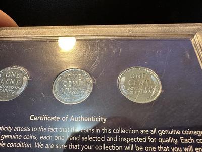 1943 STEEL PENNYS - MINT MARK COLLECTION