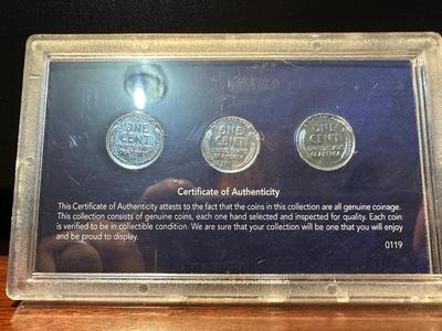 1943 STEEL PENNYS - MINT MARK COLLECTION