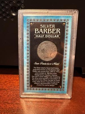 S-MINT 1906 SILVER BARBER HALF DOLLAR