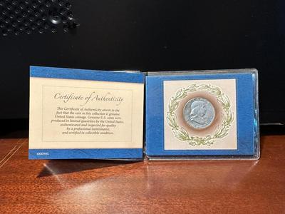 S-MINT 1951 SILVER FRANKLIN HALF DOLLAR AND 1925 SILVER STANDING LIBERTY QUARTER