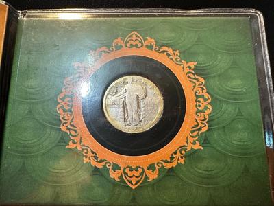 S-MINT 1951 SILVER FRANKLIN HALF DOLLAR AND 1925 SILVER STANDING LIBERTY QUARTER