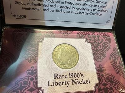 1912 LIBERTY NICKEL AND SILVER STANDING LIBERTY QUARTER