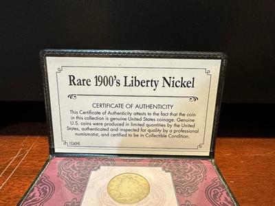1912 LIBERTY NICKEL AND SILVER STANDING LIBERTY QUARTER