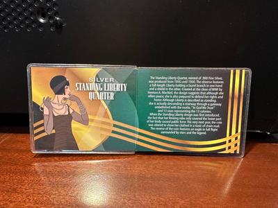 1912 LIBERTY NICKEL AND SILVER STANDING LIBERTY QUARTER