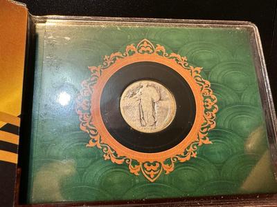 1912 LIBERTY NICKEL AND SILVER STANDING LIBERTY QUARTER