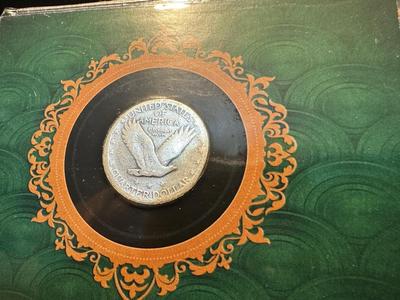 1925 SILVER STANDING LIBERTY QUARTER AND 1899 BARBER SILVER QUARTER