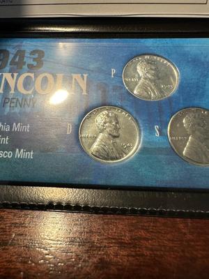 1943 STEEL PENNY MINT MARK COLLECTION