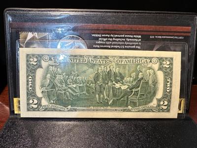 JFK HALF DOLLAR, STAMP AND $2 BILL AND 1980/2020 JFK HALF DOLLARS