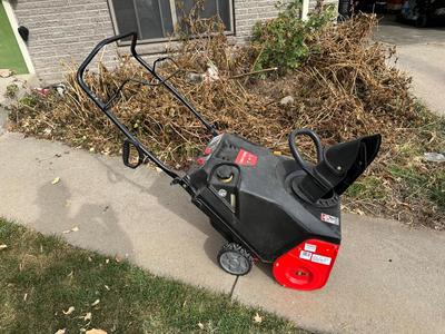 CRAFTSMAN 21” SNOWBLOWER WITH ELECTRIC START