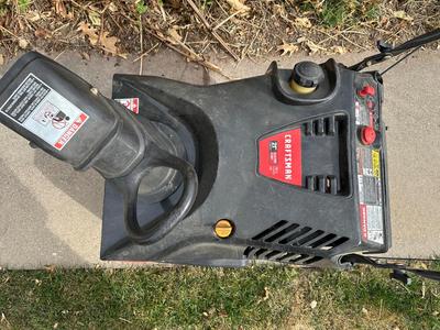 CRAFTSMAN 21” SNOWBLOWER WITH ELECTRIC START