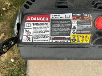 CRAFTSMAN 21” SNOWBLOWER WITH ELECTRIC START