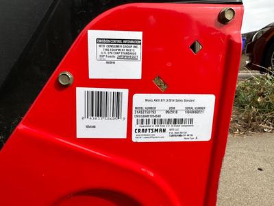 CRAFTSMAN 21” SNOWBLOWER WITH ELECTRIC START