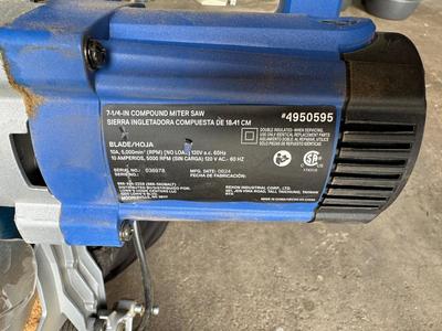 KOBALT 7-1/4” COMPOUND MITER SAW