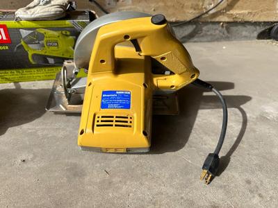 RYOBI 3” x 18” BELT SANDER AND SHOPMATE 7-1/4” SAW
