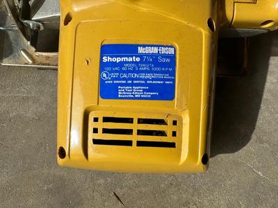 RYOBI 3” x 18” BELT SANDER AND SHOPMATE 7-1/4” SAW