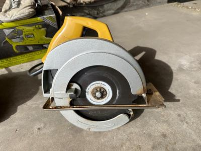 RYOBI 3” x 18” BELT SANDER AND SHOPMATE 7-1/4” SAW