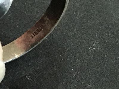 Vintage Sterling Silver Ring Stone