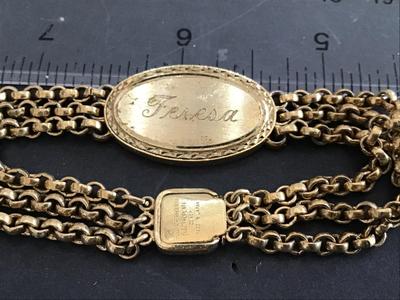 Vintage Speidel Link Bracelet Signed
