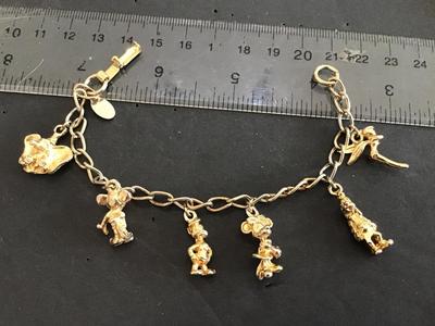 Vintage Disney Charm Bracelet