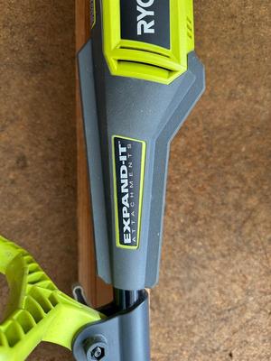 RYOBI CORDLESS WEED WACKER WITH 40v LITHIUM BATTERY AND CHARGER