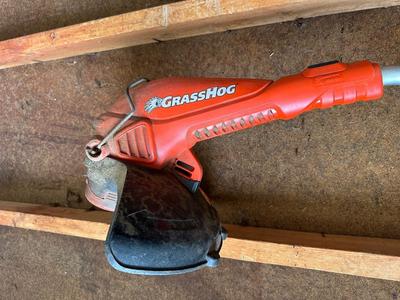 GRASSHOG WEED WACKER, EXTENSION CORD AND LOPPING SHEARS