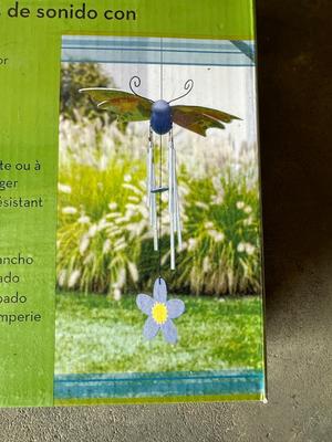 BRAND NEW 22” BUTTERFLY WIND CHIME