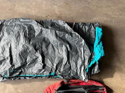 TENT AND GAS-FIRED PORTABLE HEATER