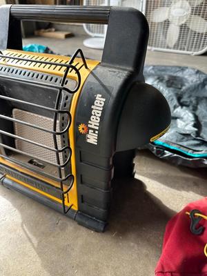 TENT AND GAS-FIRED PORTABLE HEATER