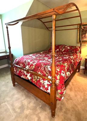 Vintage Princess Canopy Bed with Removable Canopy