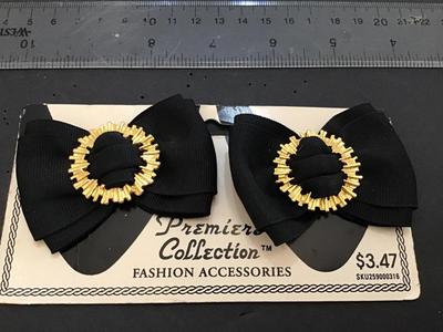 Vintage Shoe clips on Card