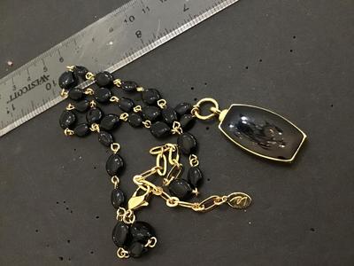 Liz Claiborne Black Fashion Necklace