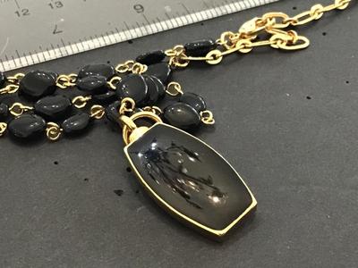 Liz Claiborne Black Fashion Necklace