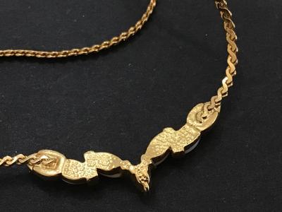 Dainty Gold Tone Fashion Necklace