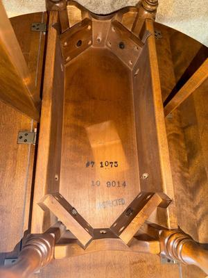 Child Size Chair and Drop Leaf Table With Swing Arms
