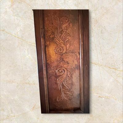 Sale Photo Thumbnail #57: Rustic Wooden Locking Wine Cabinet (Contents Not Included)  featuring a metal bar door and a bottom drawer.
M'Ments: 
Height 79"
Width 30"
Depth 18"