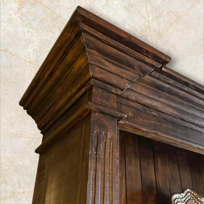 Sale Photo Thumbnail #65: Wood Wall Unit with Shelves & Cabinets (2 Pieces) Contents Not Included
Must be moved up a staircase.
M'ments:
Height 95"
Width 62"
Depth 19"